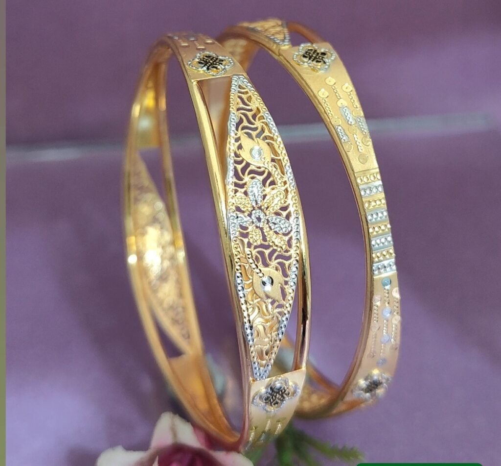 916 Gold Hallmarked Vakiya Kadli VK-392