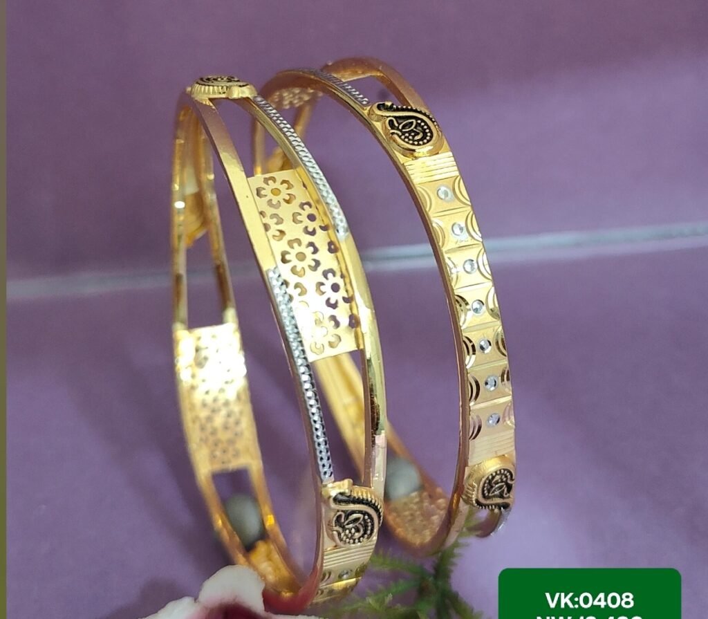 916 Gold Daily Wear Vakiya Kadli VK-408