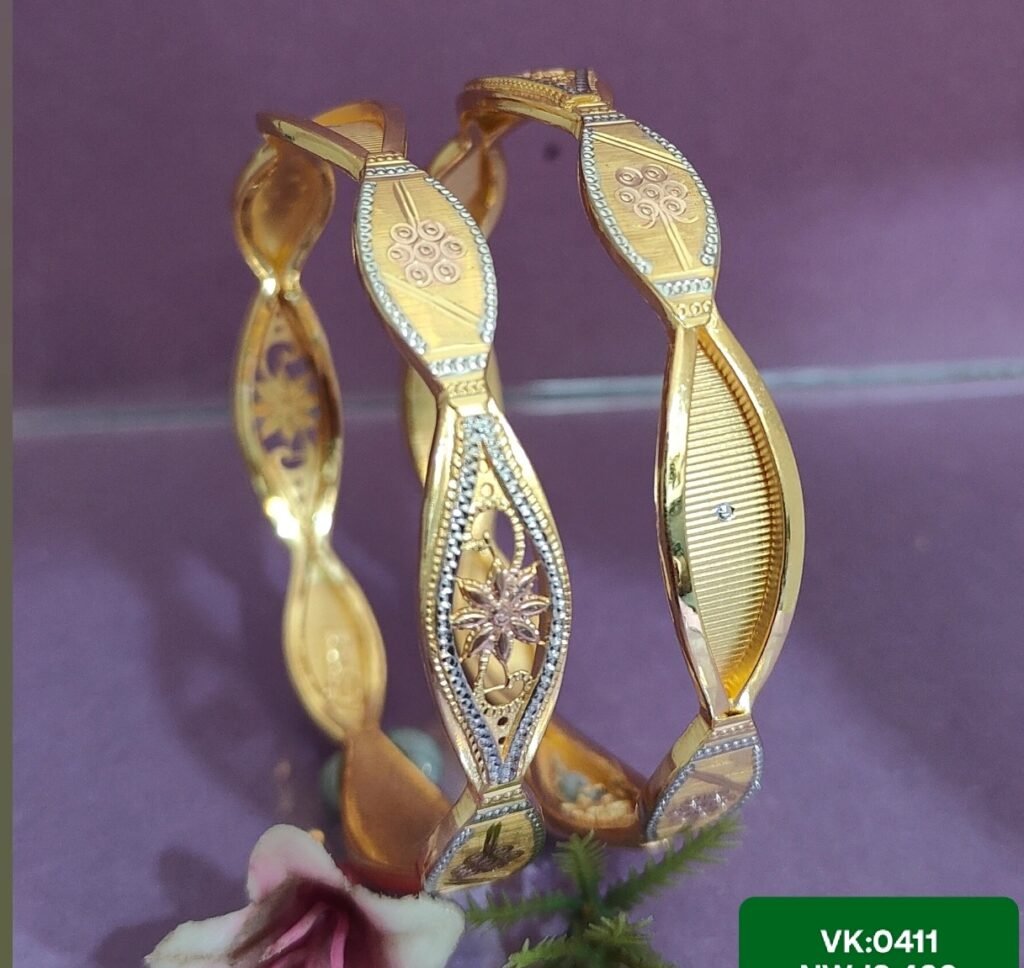 916 Gold Designer Vakiya Kadli VK-411