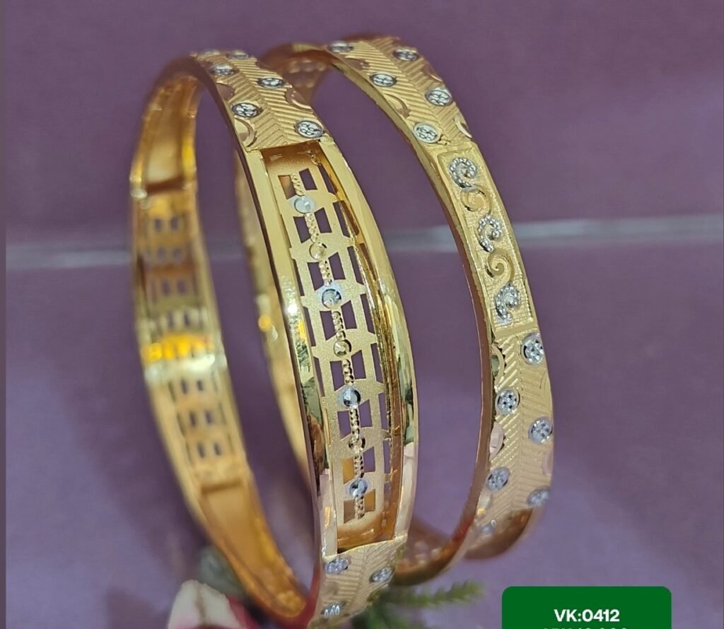 916 Gold Hallmarked Vakiya Kadli VK-412