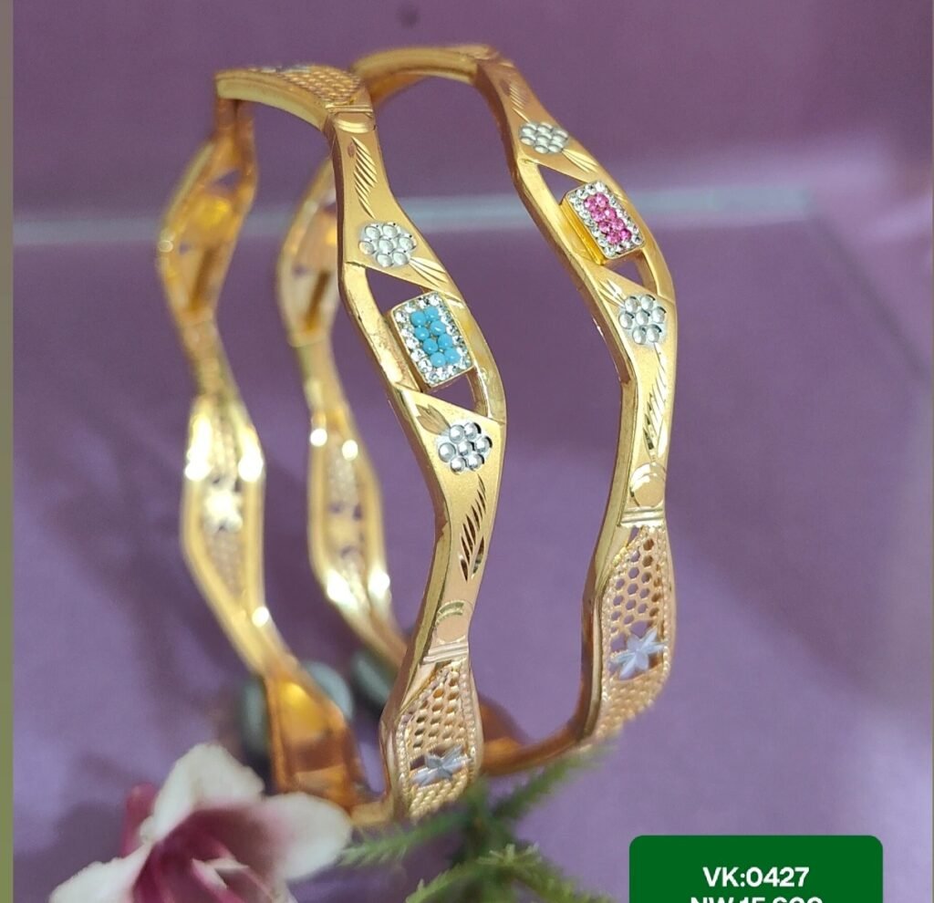 916 Gold Daily Wear Vakiya Kadli VK-427