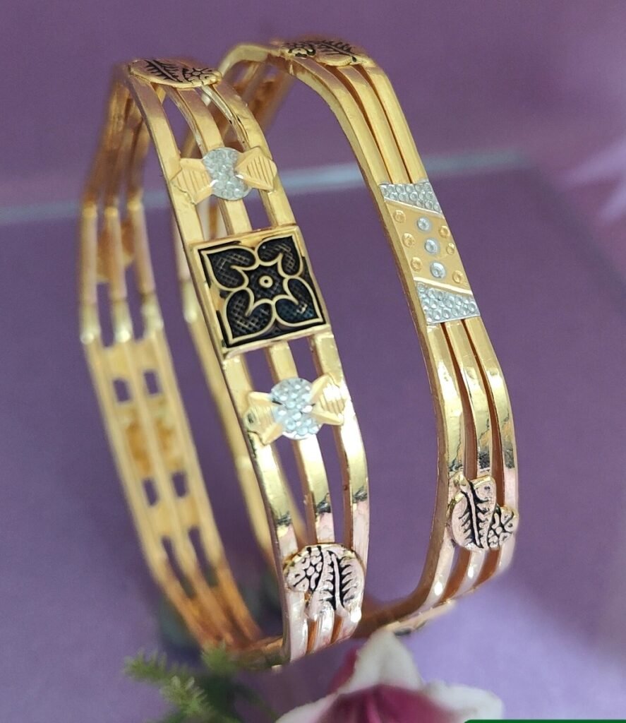 916 Gold Simple Vakiya Kadli VK-461
