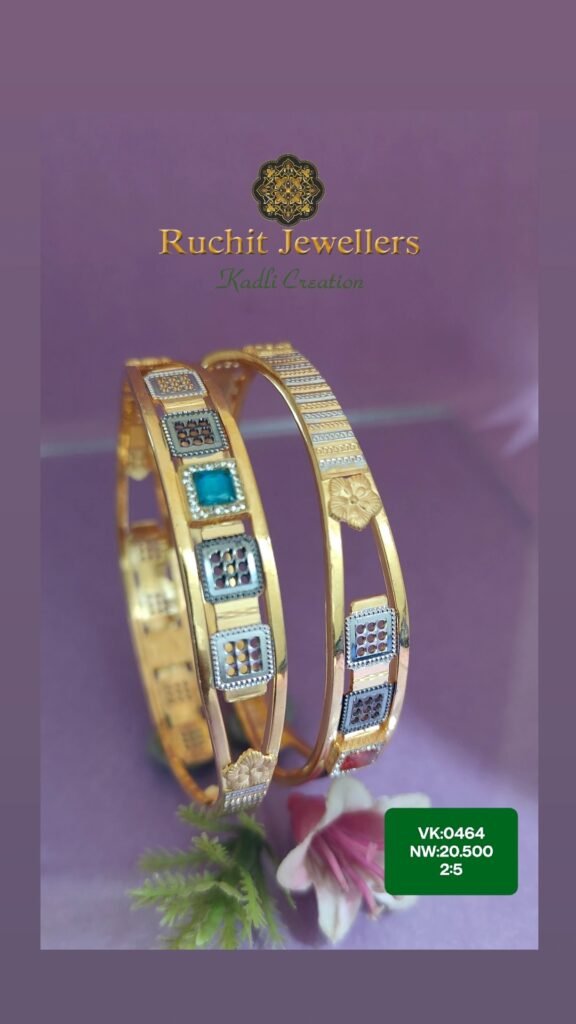 916 Gold Fancy Vakiya Kadli VK-464