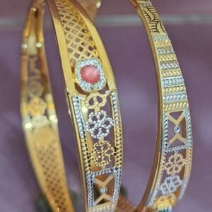 916 Gold Indian Design Vakiya Kadli VK-598