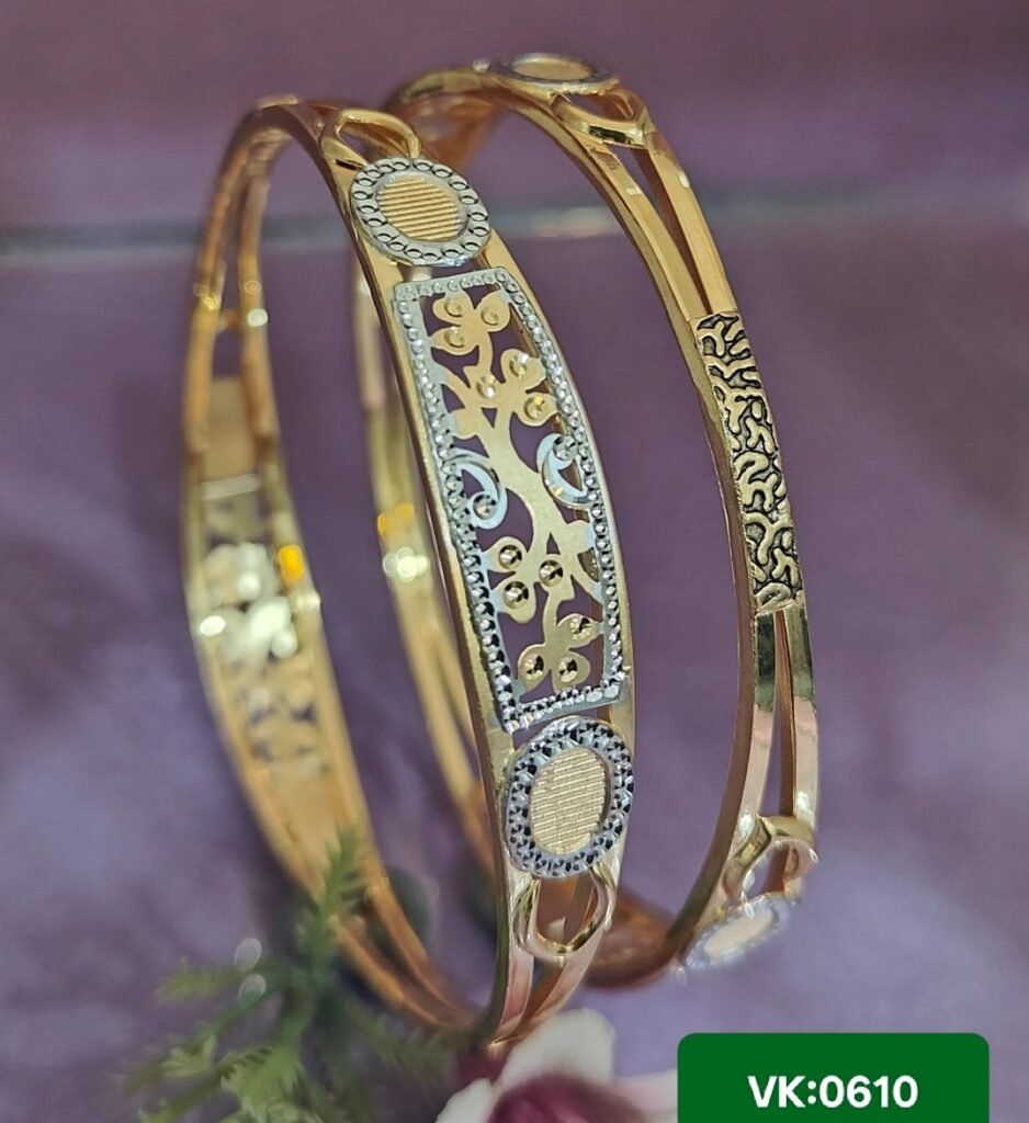 916 Gold Simple Vakiya Kadli VK-610