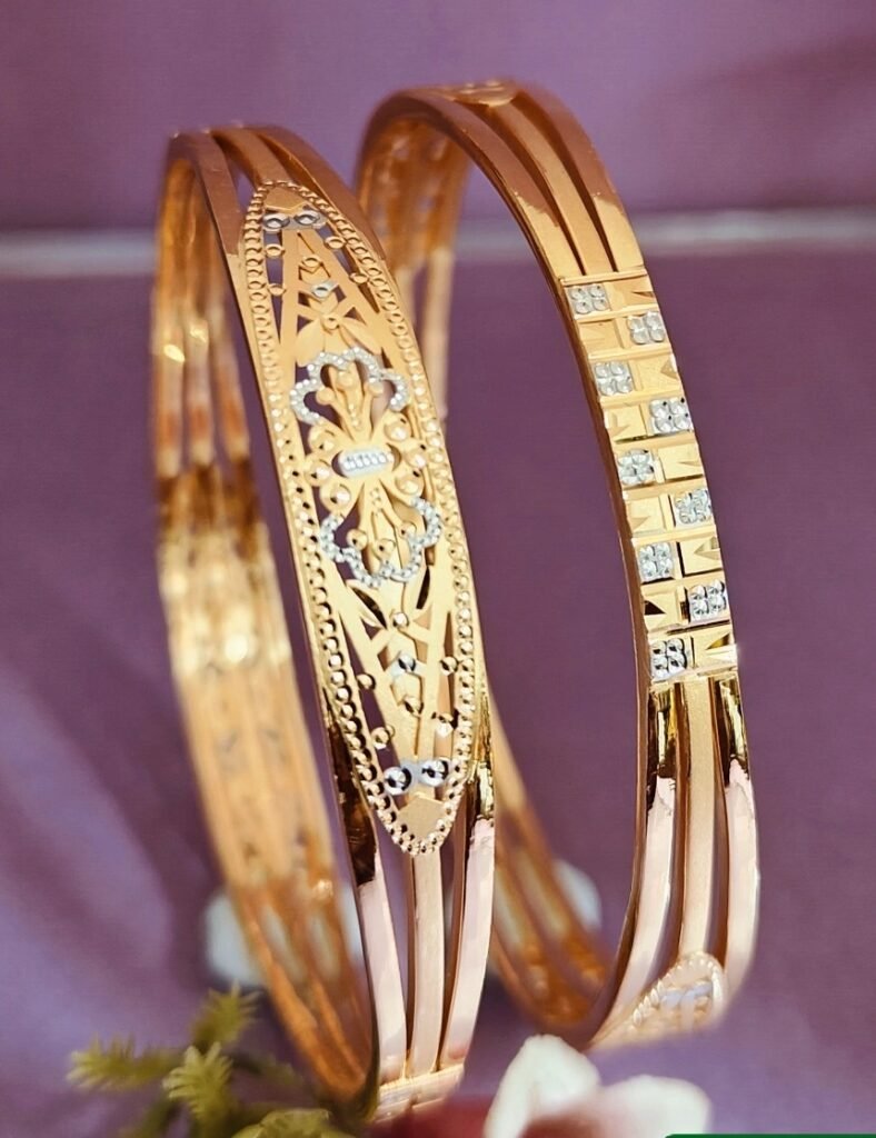 916 Gold Hallmarked Vakiya Kadli VK-649