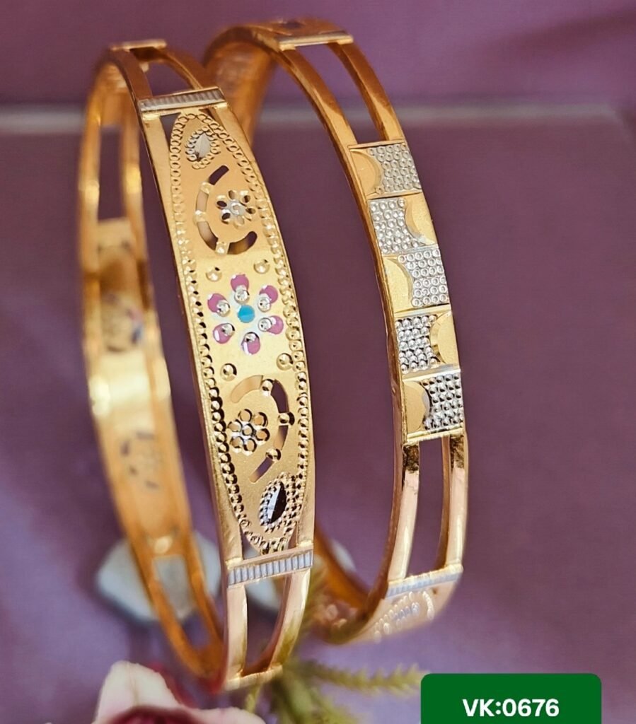 916 Gold Simple Vakiya Kadli VK-676
