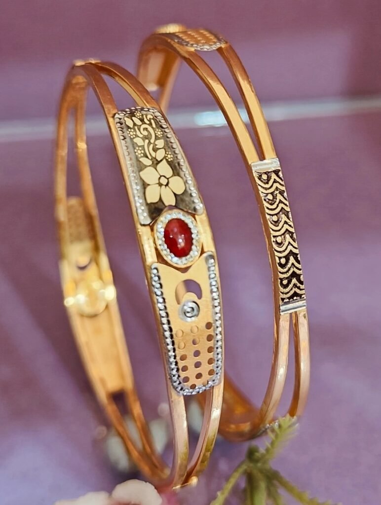 916 Gold Designer Vakiya Kadli VK-693
