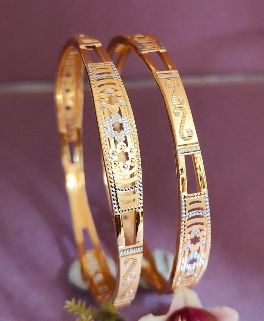 916 Gold Daily Wear Vakiya Kadli VK-831
