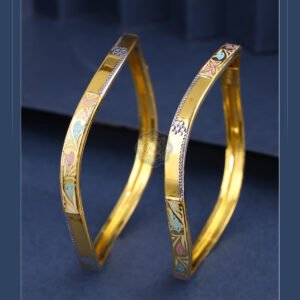 916 Gold Double Pipe Kadli DP-175