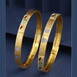 916 Gold Double Pipe Kadli DP-170