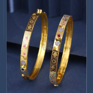 916 Gold Double Pipe Kadli DP-168
