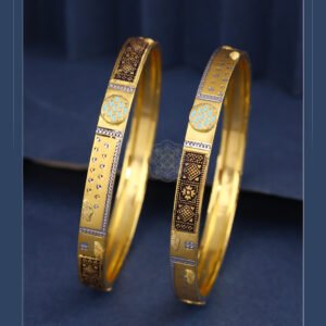 916 Gold Double Pipe Kadli DP-169