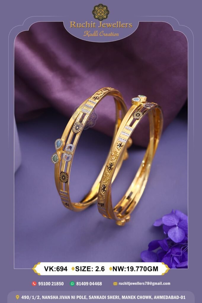 916 Gold Vakiya Kadli VK-694