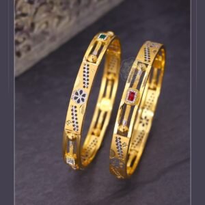 916 Gold Double Pipe Kadli DP-464