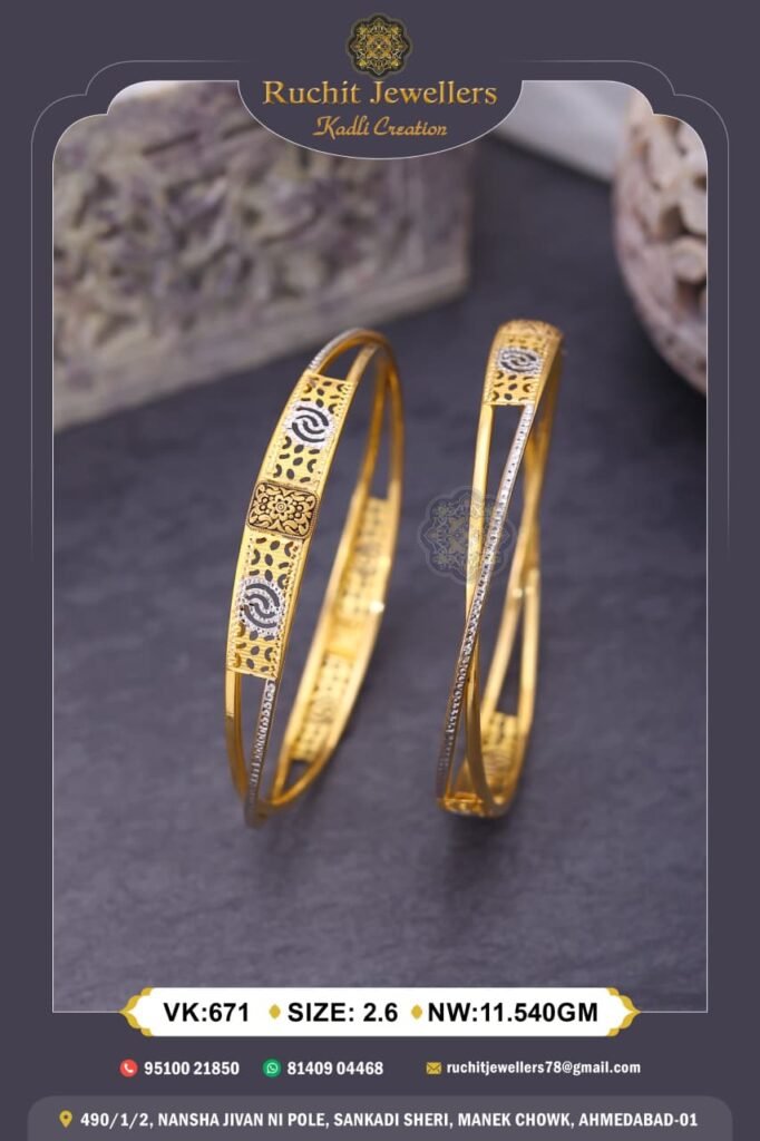916 Gold Vakiya kadli VK-671