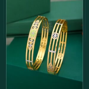 916 Gold Double Pipe Kadli DP-441