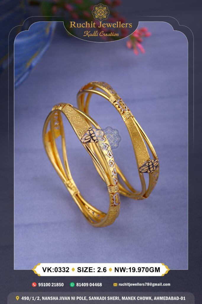 916 Gold Vakiya Kadli VK-332