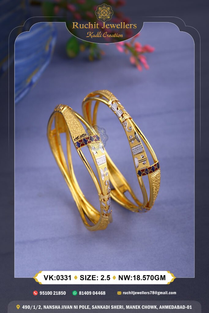 916 Gold Vakiya Kadli VK-331