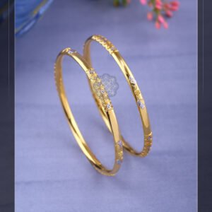 916 Gold Singal Pipe Kadli SP-329