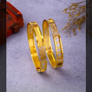 916 Gold Double Pipe Kadli DP-233