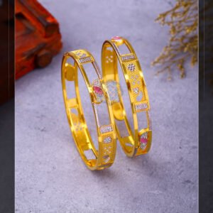 916 Gold Double Pipe Kadli DP-261