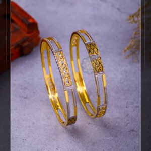 916 Gold Double Pipe Kadli DP-267